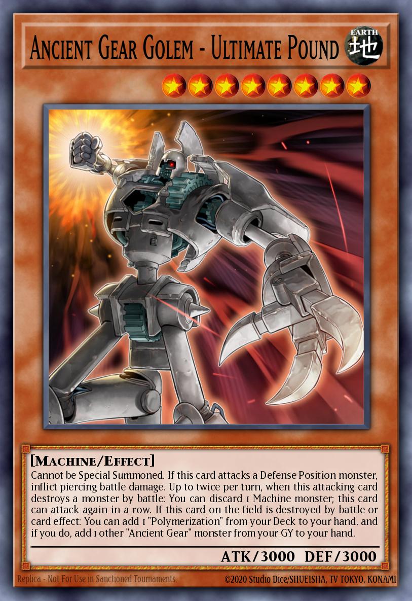 Ancient Gear Golem - Ultimate Pound, Legendary Duelists: Season 1 LDS1-EN085, common