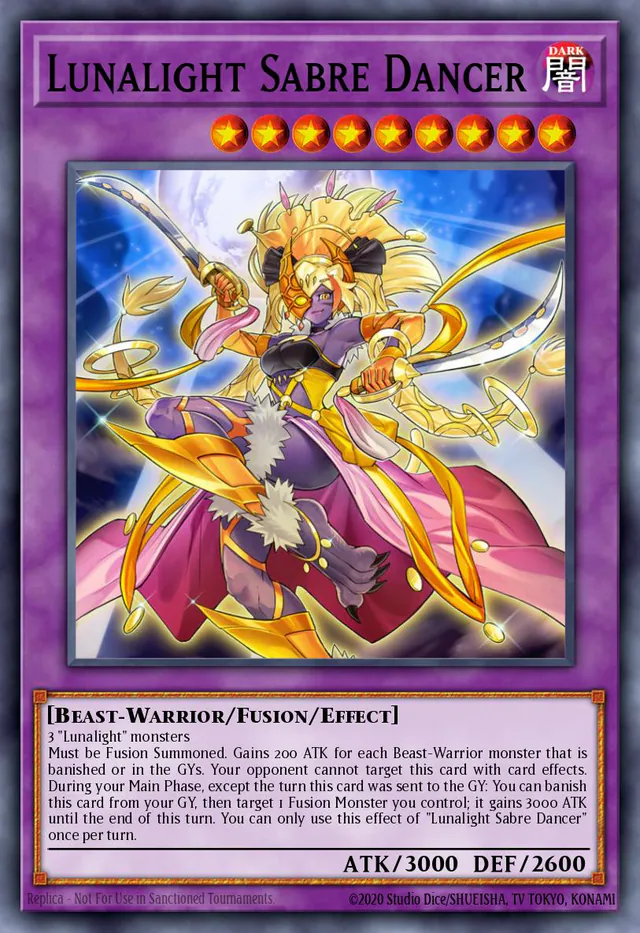 Lunalight Sabre Dancer, Legendary Duelists: Season 2 LDS2-EN129, common