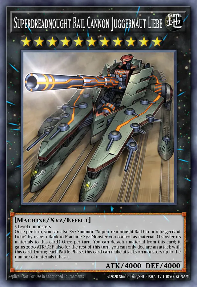 Superdreadnought Rail Cannon Juggernaut Liebe, Legendary Duelists: Sisters of the Rose LED4-EN034, ultra-rare