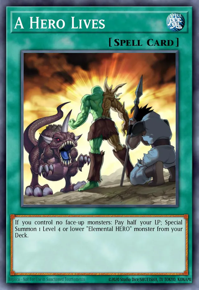 A Hero Lives, Legendary Duelists: Magical Hero LED6-EN022, common