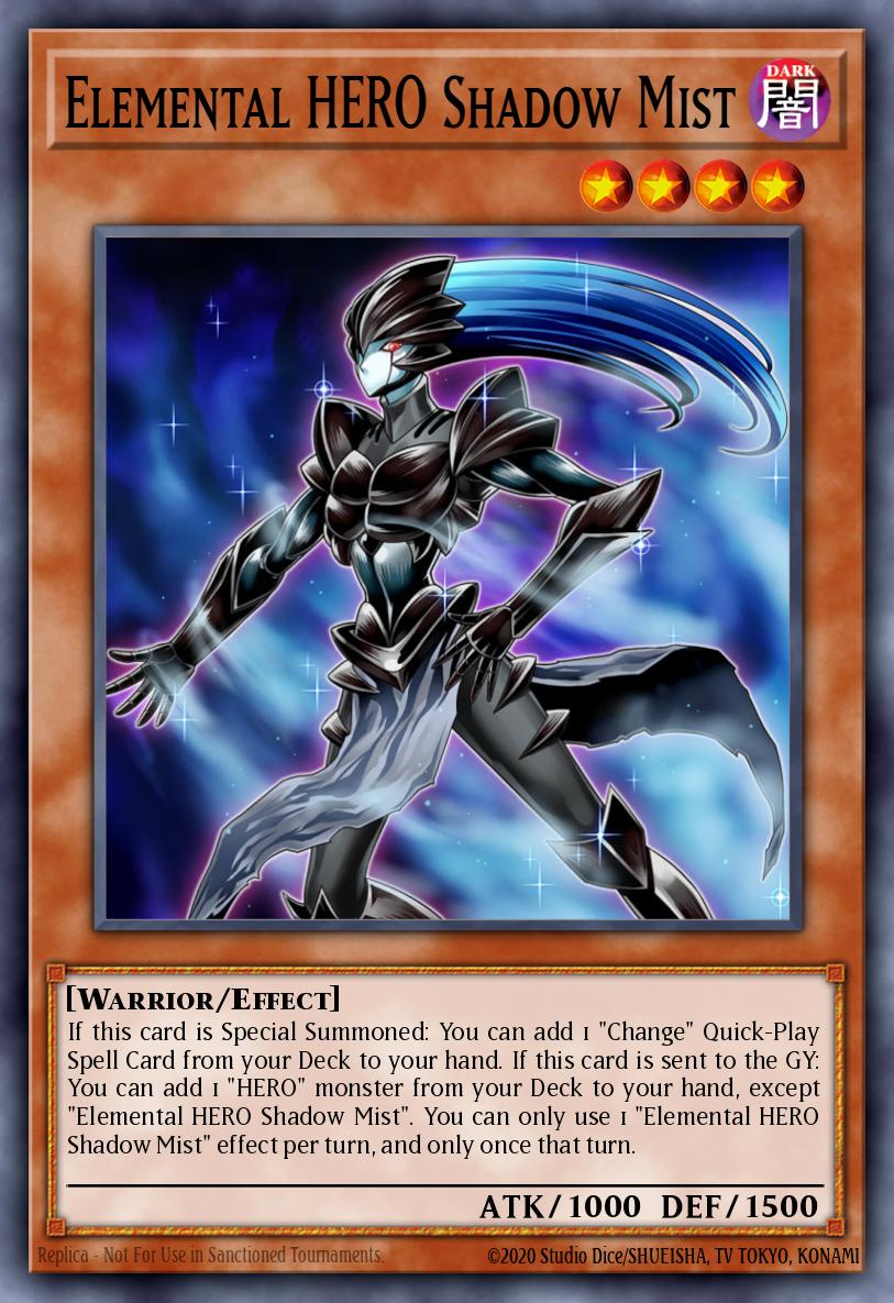 Elemental HERO Shadow Mist, Legendary Hero Decks LEHD-ENA15, common