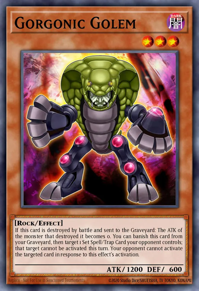 Gorgonic Golem, Legacy of the Valiant LVAL-EN011, common
