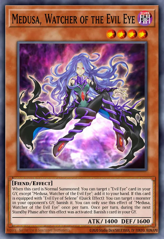 Medusa, Watcher of the Evil Eye, 2020 Tin of Lost Memories Mega Pack MP20-EN233, ultra-rare