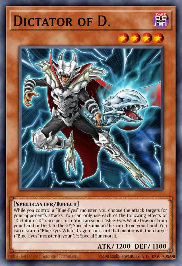 Dictator of D., 25th Anniversary Tin: Dueling Heroes Mega Pack MP23-EN005, ultra-rare