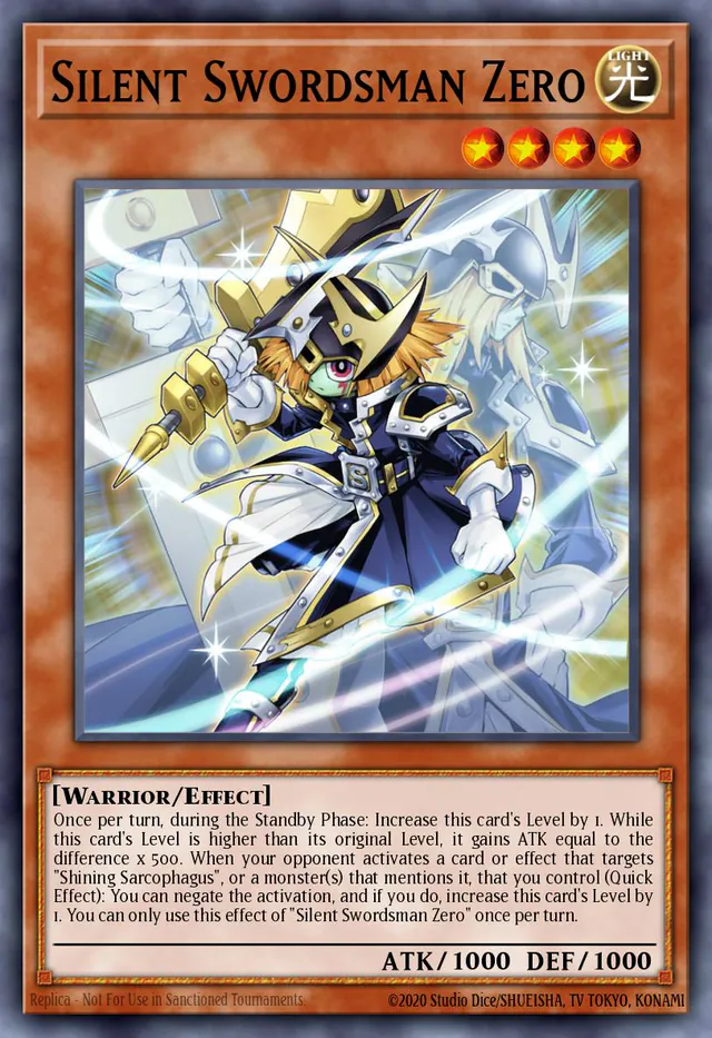 Silent Swordsman Zero, 2025 Mega-Pack Tin MP25-EN059, secret-rare