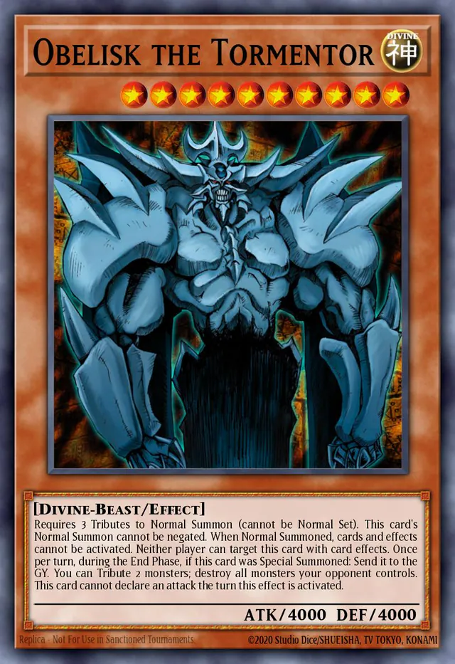 Obelisk the Tormentor, Yu-Gi-Oh! The Dark Side of Dimensions Movie Pack Secret Edition MVP1-ENSV5, ultra-rare