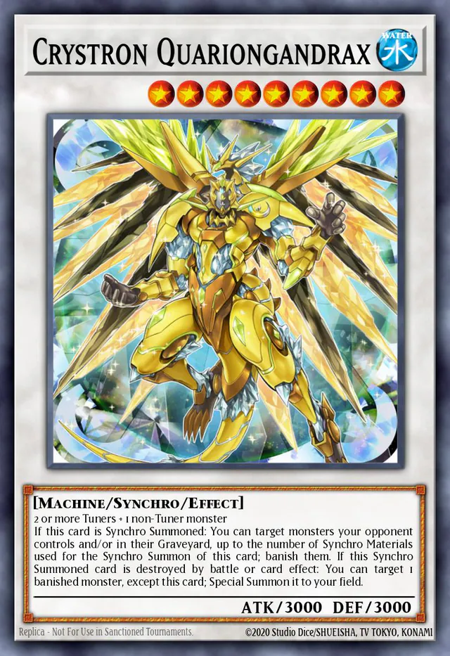 Crystron Quariongandrax, Maze of the Master MZTM-EN087, rare