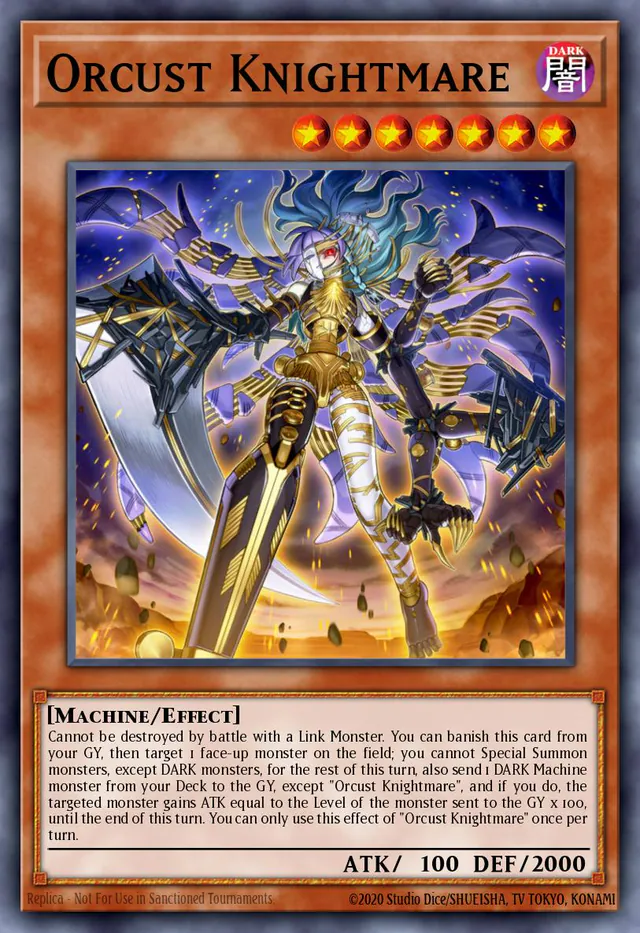 Orcust Knightmare, OTS Tournament Pack 11 OP11-EN008, super-rare
