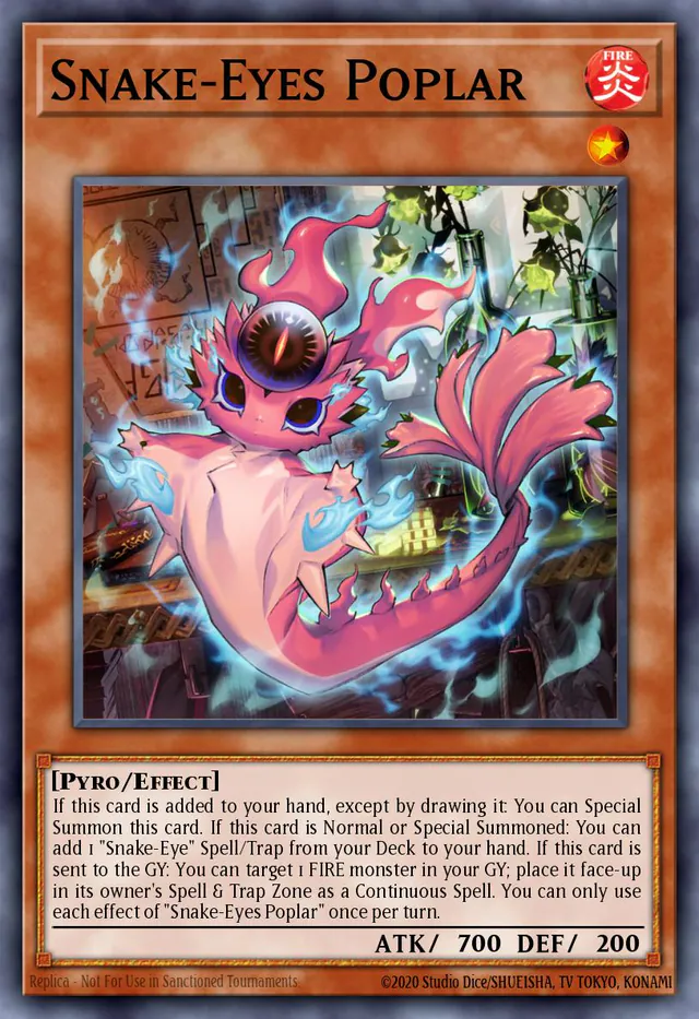 Snake-Eyes Poplar, Phantom Nightmare PHNI-EN012, secret-rare