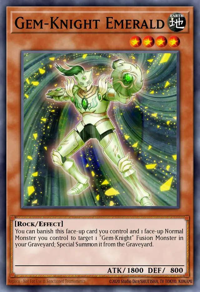 Gem-Knight Emerald, Photon Shockwave PHSW-EN096, rare