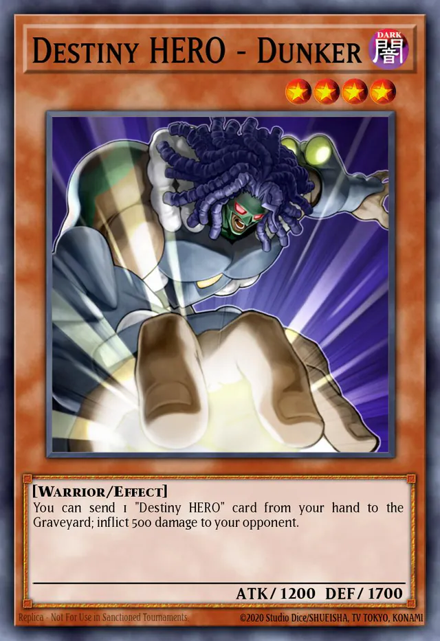 Destiny HERO - Dunker, Phantom Darkness PTDN-EN014, common