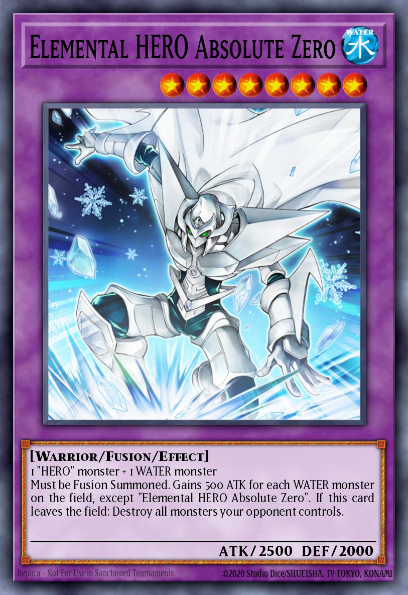 Elemental HERO Absolute Zero, Quarter Century Bonanza RA03-EN231, secret-rare