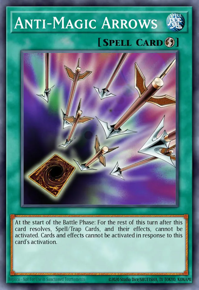 Anti-Magic Arrows, Quarter Century Bonanza RA03-EN264, secret-rare