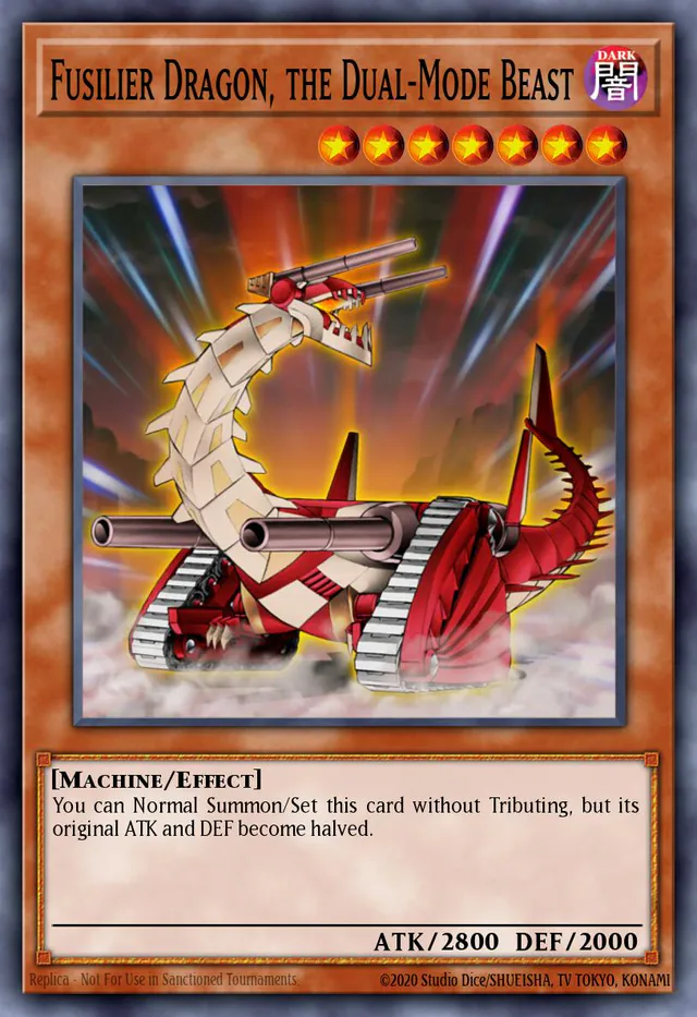 Fusilier Dragon, the Dual-Mode Beast, Rise of Destiny RDS-EN031, rare