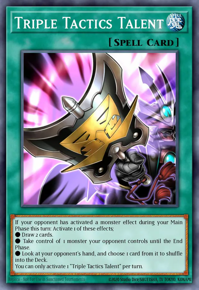 Triple Tactics Talent, Rise of the Duelist ROTD-EN062, secret-rare