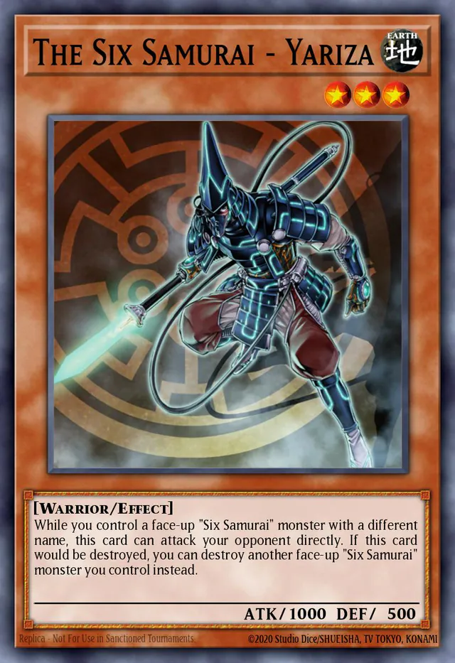The Six Samurai - Yariza, Ra Yellow Mega Pack RYMP-EN090, ultra-rare