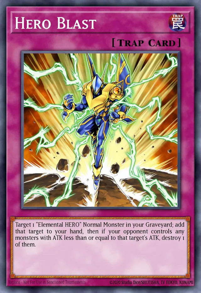 Hero Blast, HERO Strike Structure Deck SDHS-EN036, common