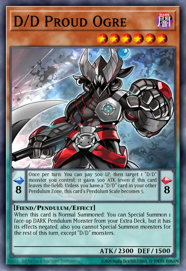 D/D Proud Ogre, Pendulum Domination Structure Deck SDPD-EN014, common