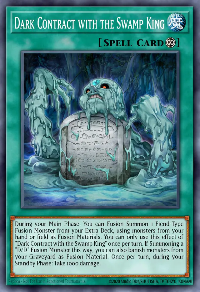 Dark Contract with the Swamp King, Pendulum Domination Structure Deck SDPD-EN025, common