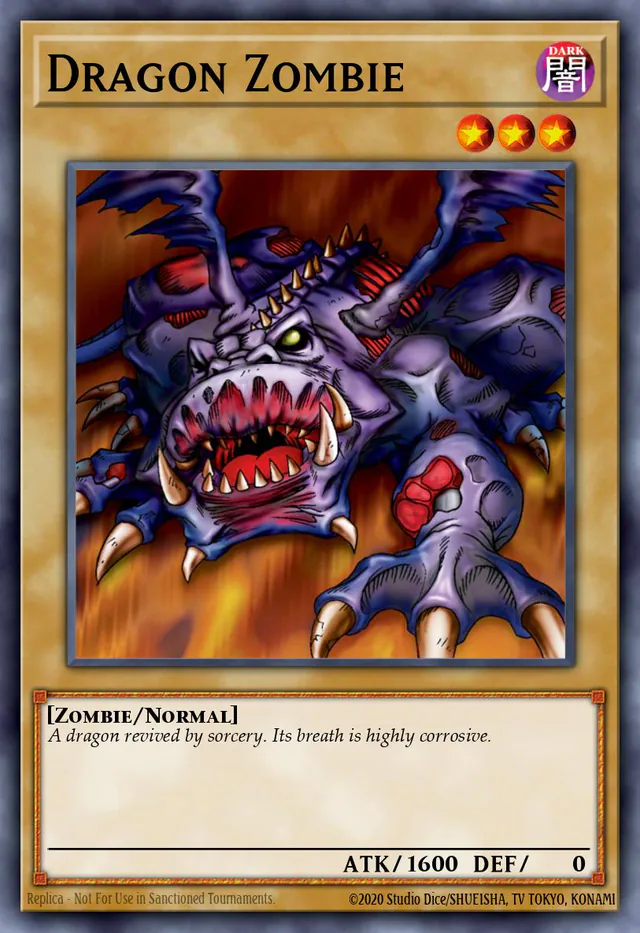 Dragon Zombie, Starter Deck: Yugi SDY-E012, common