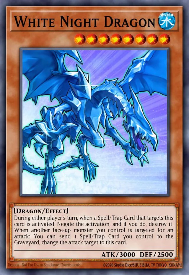 White Night Dragon, Rise of the True Dragons Structure Deck SR02-EN011, common