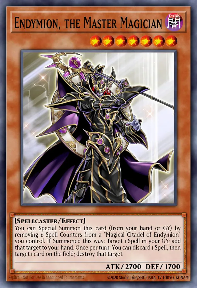 Endymion, the Master Magician, Structure Deck: Order of the Spellcasters SR08-EN005, common