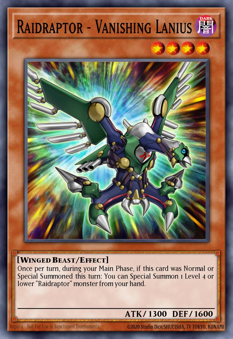 Raidraptor - Vanishing Lanius, Wing Raiders WIRA-EN016, common