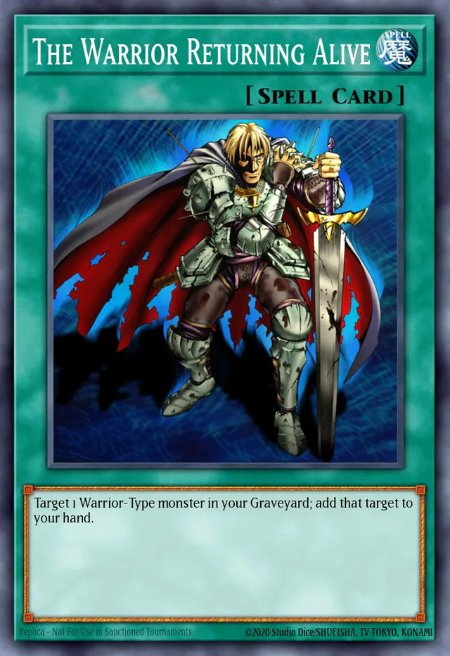 The Warrior Returning Alive, Starter Deck: Dawn of the Xyz YS11-EN027, common