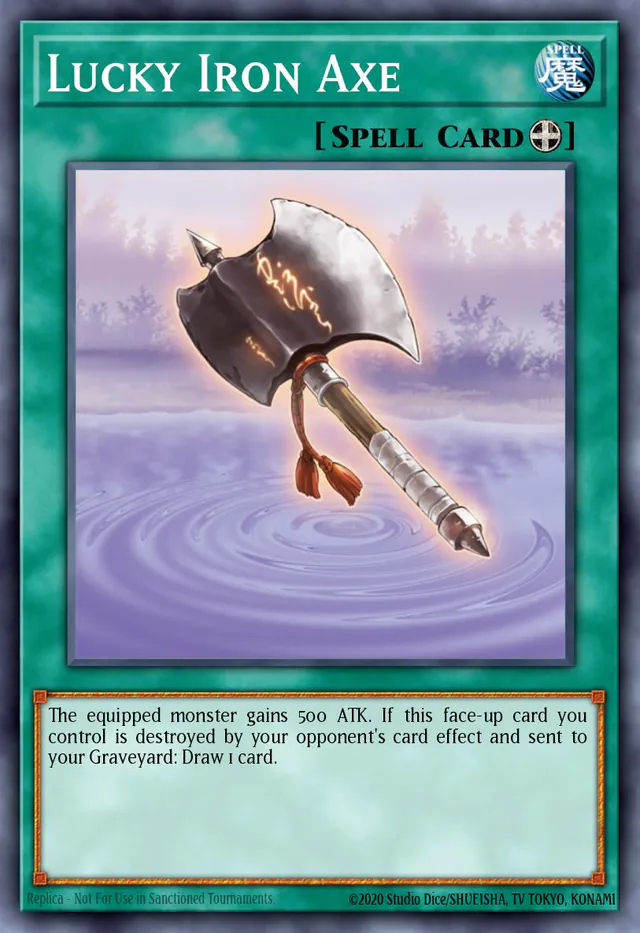 Lucky Iron Axe, Starter Deck: Dawn of the Xyz YS11-EN030, common